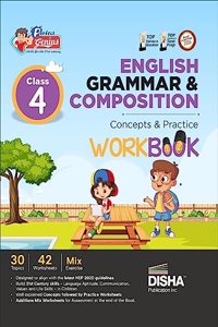 Perfect Genius Class 4 English Grammar & Composition Concepts & Practice Workbook Follows NEP 2020 Guidelines