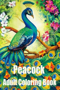 Peacock Adult Coloring Book