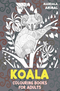 Mandala Colouring Books for Adults - Animal - Koala