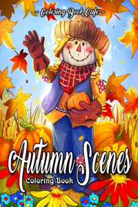 Autumn Scenes Coloring Book