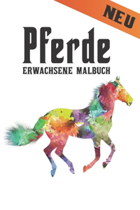 Malbuch Erwachsene Pferde
