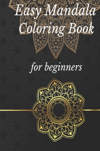 Easy Mandala Coloring Book