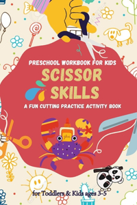 Scissor Skills Preschool Workbook for Kids