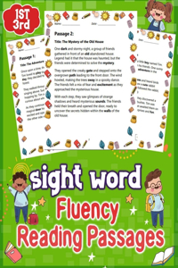 sight word fluency reading passages for Grades 1st to 3rd