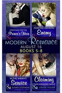 Modern Romance August 2016 Books 5-8