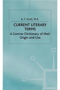 Current Literary Terms