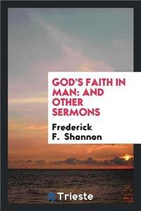 God's Faith in Man