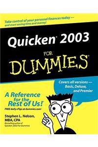 Quicken 2003 for Dummies