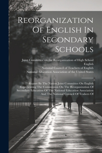 Reorganization Of English In Secondary Schools