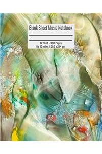 Blank Sheet Music Notebook