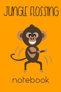 Jungle Monkey Flossing Notebook
