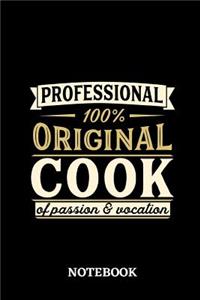 Professional Original Cook Notebook of Passion and Vocation