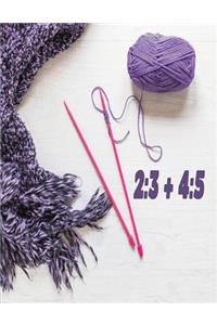 Knitting Graph Paper Ratios 2