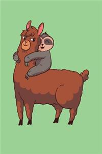 Sloth Hugging Llama