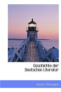 Geschichte Der Deutschen Literatur