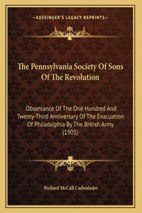 The Pennsylvania Society Of Sons Of The Revolution