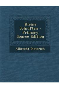 Kleine Schriften