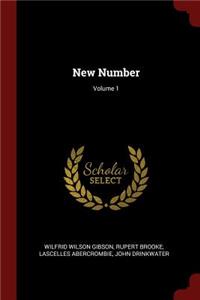 New Number; Volume 1