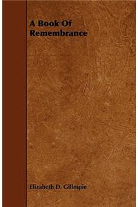 Book Of Remembrance