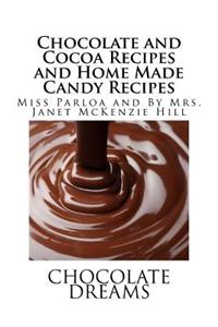 Chocolate and Cocoa Recipes and Home Made Candy Recipes