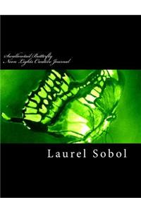 Swallowtail Butterfly Neon Green Lights Creative Journal