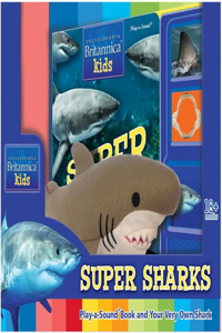 Encyclopedia Britannica Kids - Shark Sound Book and Shark Plush - PI Kids