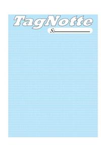 Tagnotte, Dotted line, 1 subject, college notebook, blue