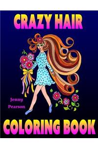 Crazy Hair Coloring Book
