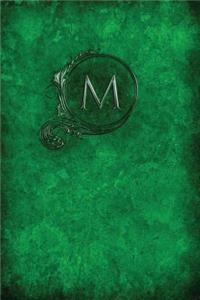 Monogram M Any Day Planner Notebook
