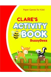 Clare's Activity Book
