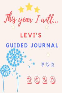 This Year I Will Levi's 2020 Guided Journal