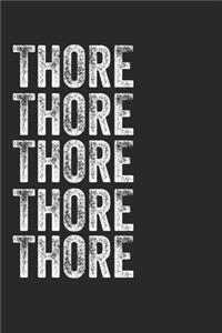 Name THORE Journal Customized Gift For THORE A beautiful personalized