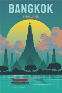 Bangkok Travel Notebook [Lined] [6x9] [110 pages]