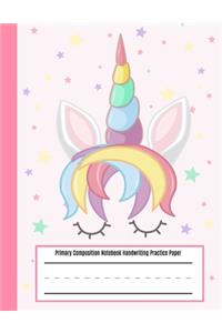 Primary Composition Notebook Handwriting Practice Paper