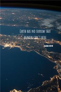 Earth has no sorrow that heaven can't heal - Isaiah 35