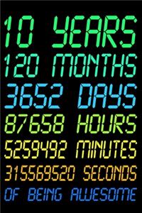 10 Years Of Being Awesome