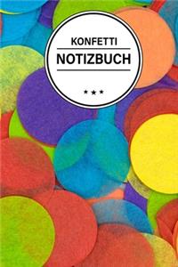 Konfetti Notizbuch