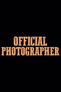 Official Photographer