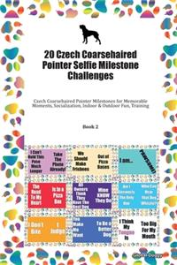 20 Czech Coarsehaired Pointer Selfie Milestone Challenges: Czech Coarsehaired Pointer Milestones for Memorable Moments, Socialization, Indoor & Outdoor Fun, Training Book 2