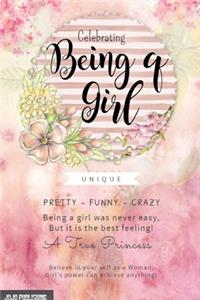 Flowers Floral Pink Girly Notebook