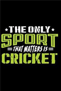 The Only Sport That Matters Is Cricket