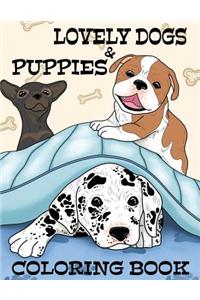 Lovely Dogs & Puppies Coloring Book
