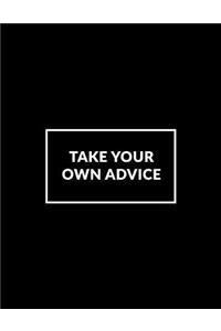 Take Your Own Advice 2019 Planner