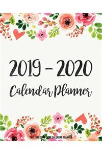 Two Year 2019-2020 Calendar Planner