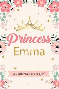 Princess Emma a Daily Diary for Girls