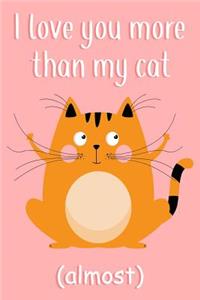 I Love You More Than My Cat...Almost
