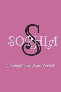 Sophia Personalized Lined Journal Notebook