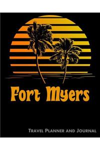 Fort Myers Travel Planner and Journal: Beach Vacation Travel Planner and Diary (8 X 10)