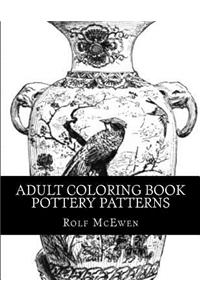 Adult Coloring Book - Pottery Patterns