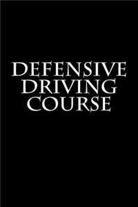 Defensive Driving Course